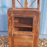 Old art deco display case in Burmese teak