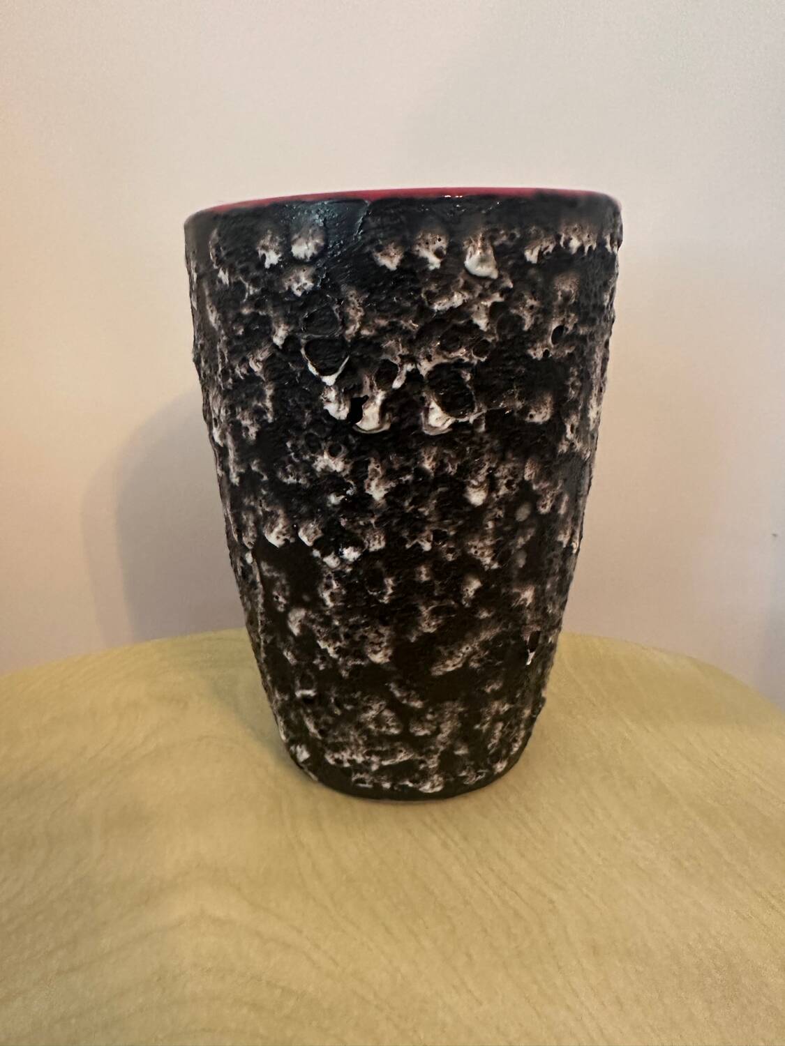 Vallauris Masarra Mobijo's ceramic earthenware vase