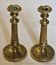 Pair of brass candlesticks