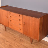 Restored Long A.Younger Afromosia And Teak Retro Sideboard