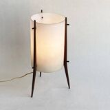 Vintage 1950 Tripod wooden Alfaplex lamp