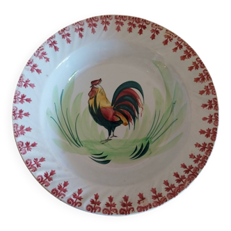 Old hollow dish decorated with the Moulin des Loups