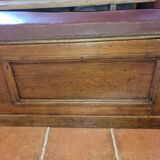 Old oak chest bench