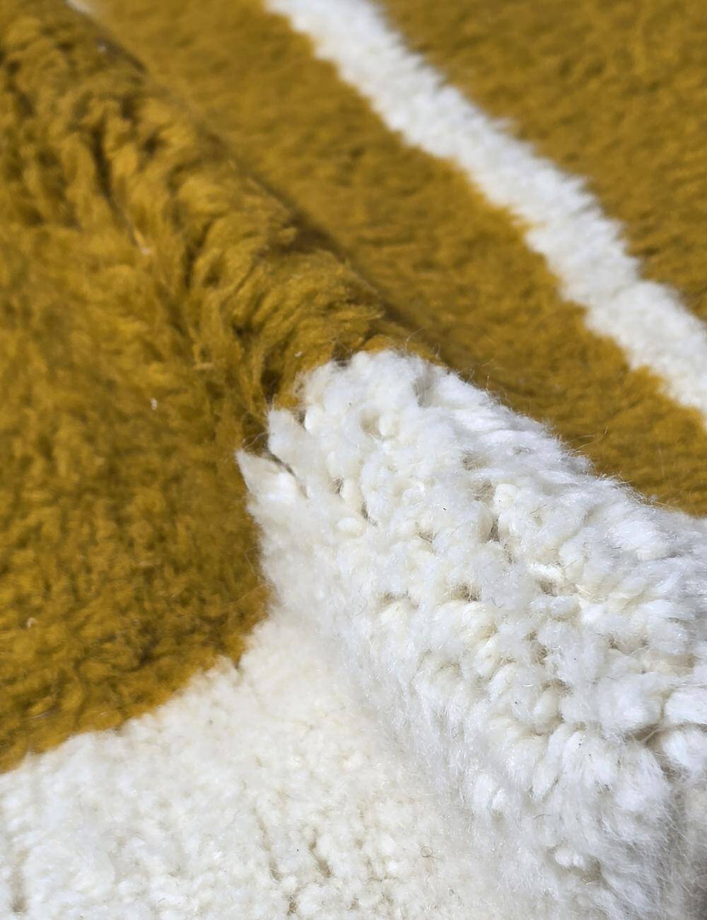Modern Berber Rug Mustard - 230 x 157 cm