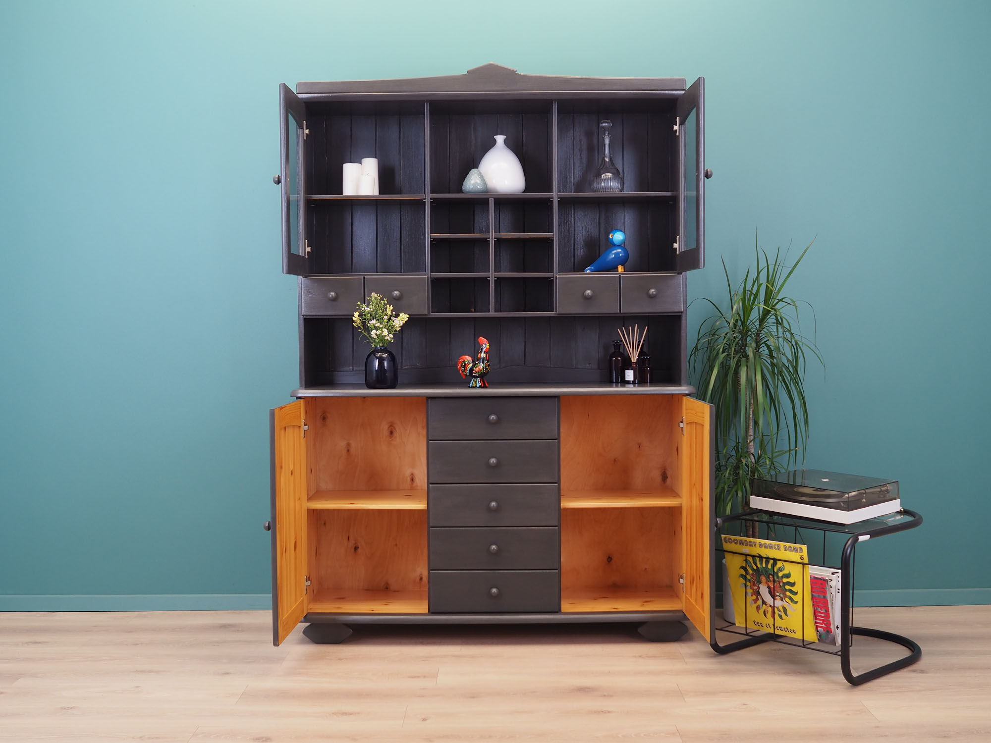 Pine cupboard, Danish design, 80s, made in Denmark