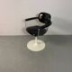 Single Mid-Century Belgian Swivel Armchair Attributed to Rudi Verelst
