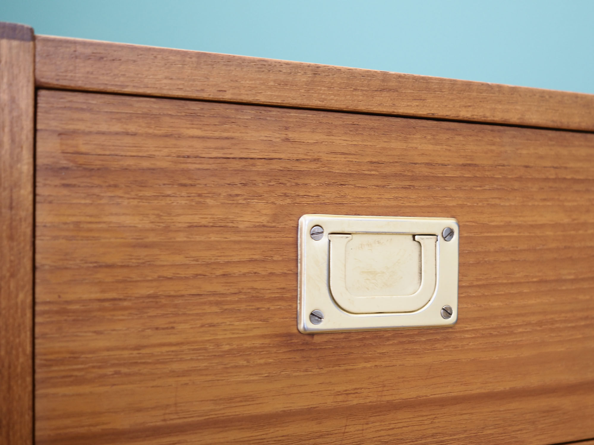 Commode en cerise, années 70, design danois, fabriqué au Danemark