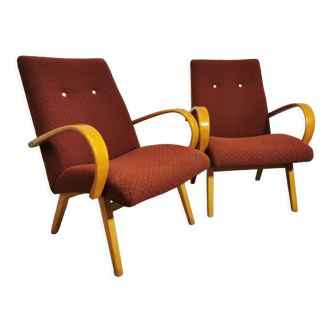 Paire de fauteuils by Jaroslav Smidek