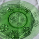 Vintage green Vereco hollow dish