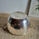 Jardinière Cache pot en métal argenté