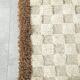 Traditional handmade pure wool Berber rug 2/3 m