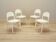 Set of four beech chairs, Italian design, 1970s, production: Italy