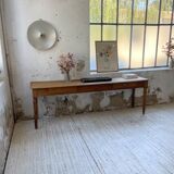Oak table console