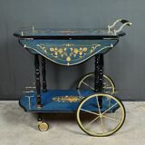 Service trolley in marquetry from Sorente, Italy – 1960