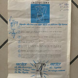 Old advertising poster café rex