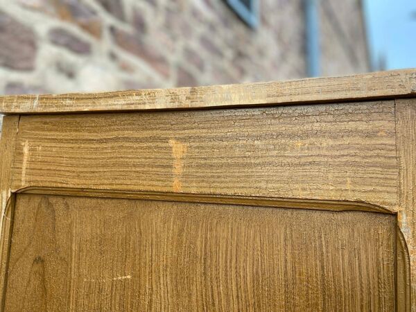 Armoire Parisienne Placard vestiaire atelier bois Mid-century vintage scandinave 1950