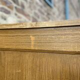 Parisian wardrobe Closet cloakroom wooden workshop Mid-century vintage Scandinavian 1950