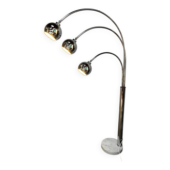 Lily of the valley floor lamp 1970 design Goffredo Reggiani