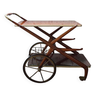 Mid-Century Bar Cart/ Serving Trolley by Cesare Lacca, 1950s