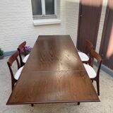 Teak dining table