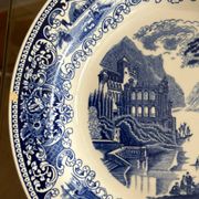 Salad bowl and hollow dish Earthenware OLD ENGLAND