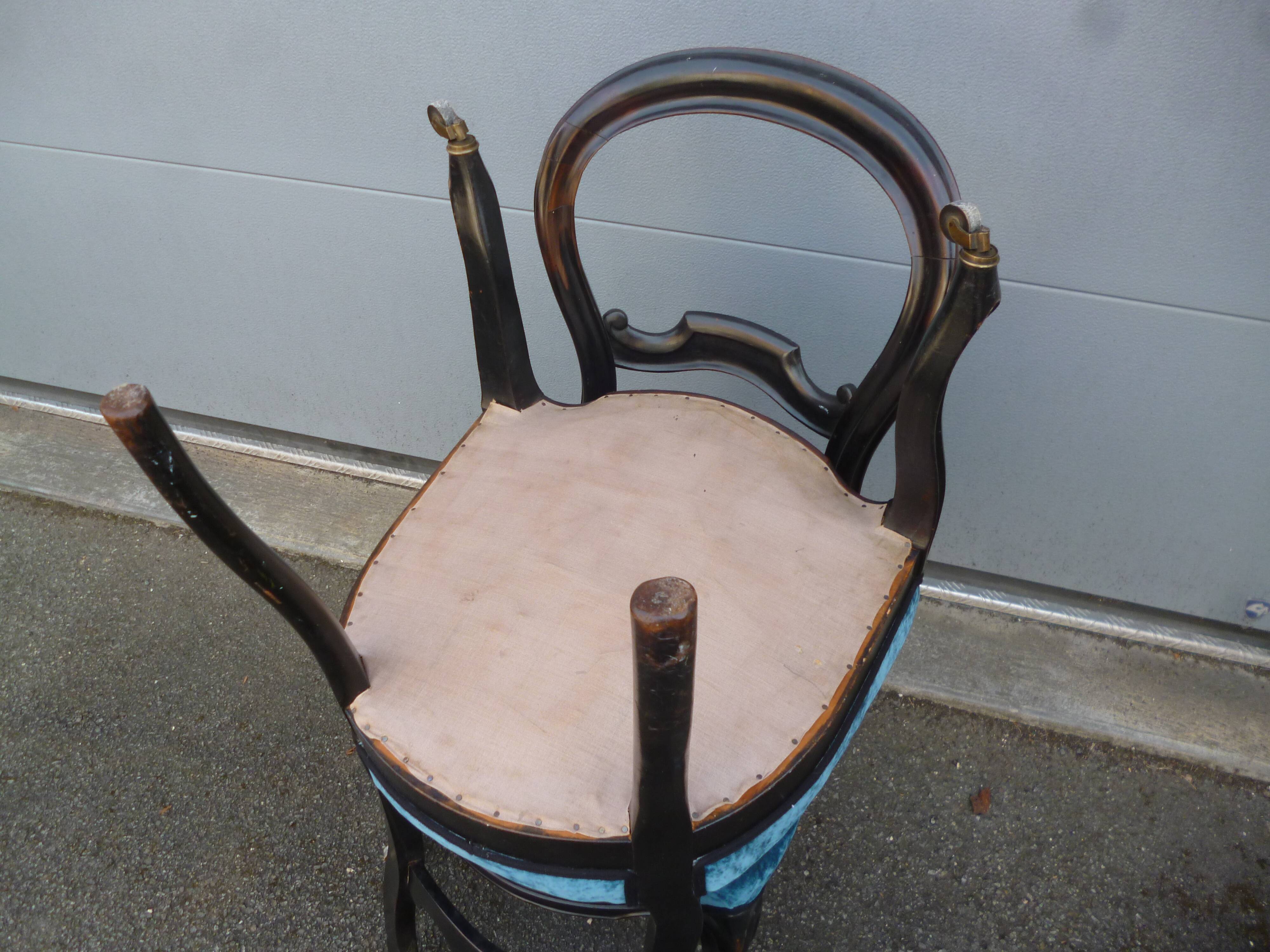 Paire de chaises Napoléon 3