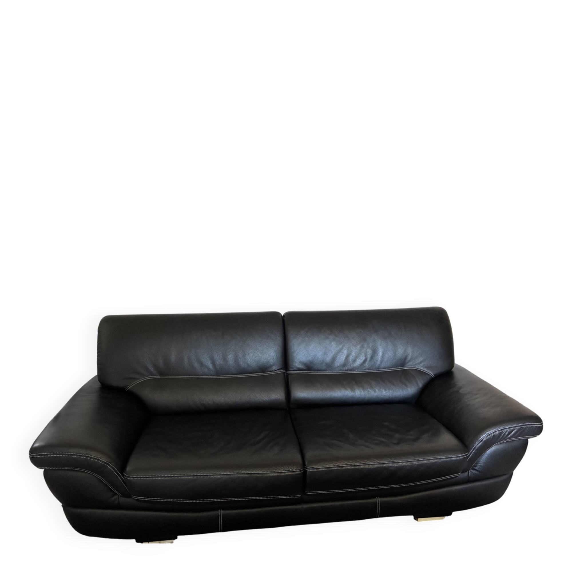 3-seater leather sofa