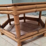 Small bamboo coffee table