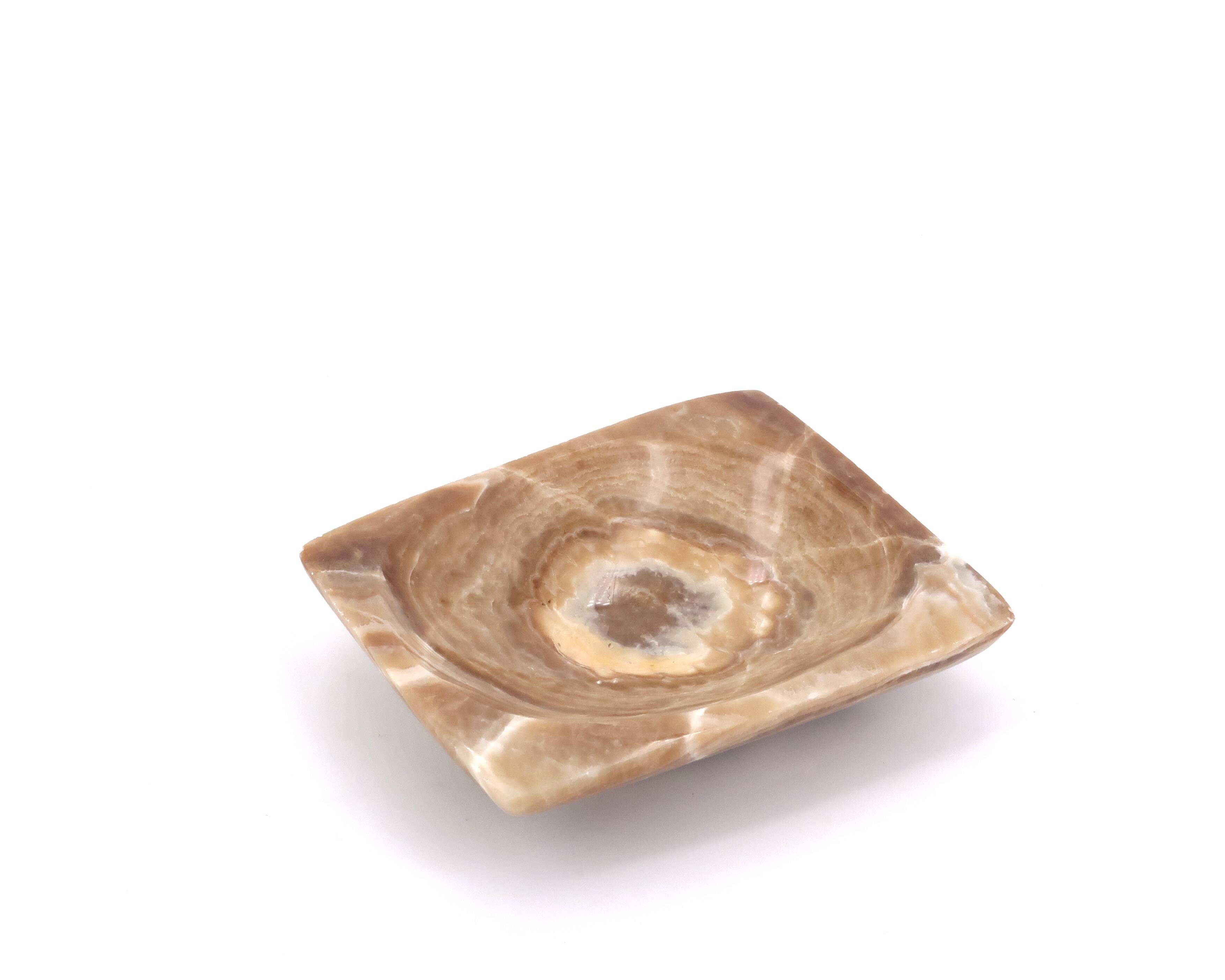 Empty pocket in beige brown stone, 70s