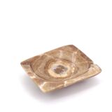 Empty pocket in beige brown stone, 70s