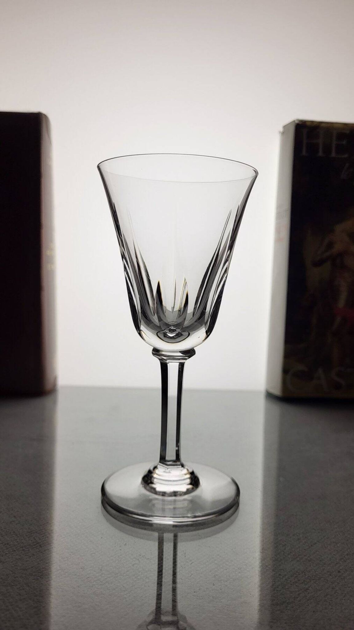 6 crystal glasses Saint Louis model Cerdagne