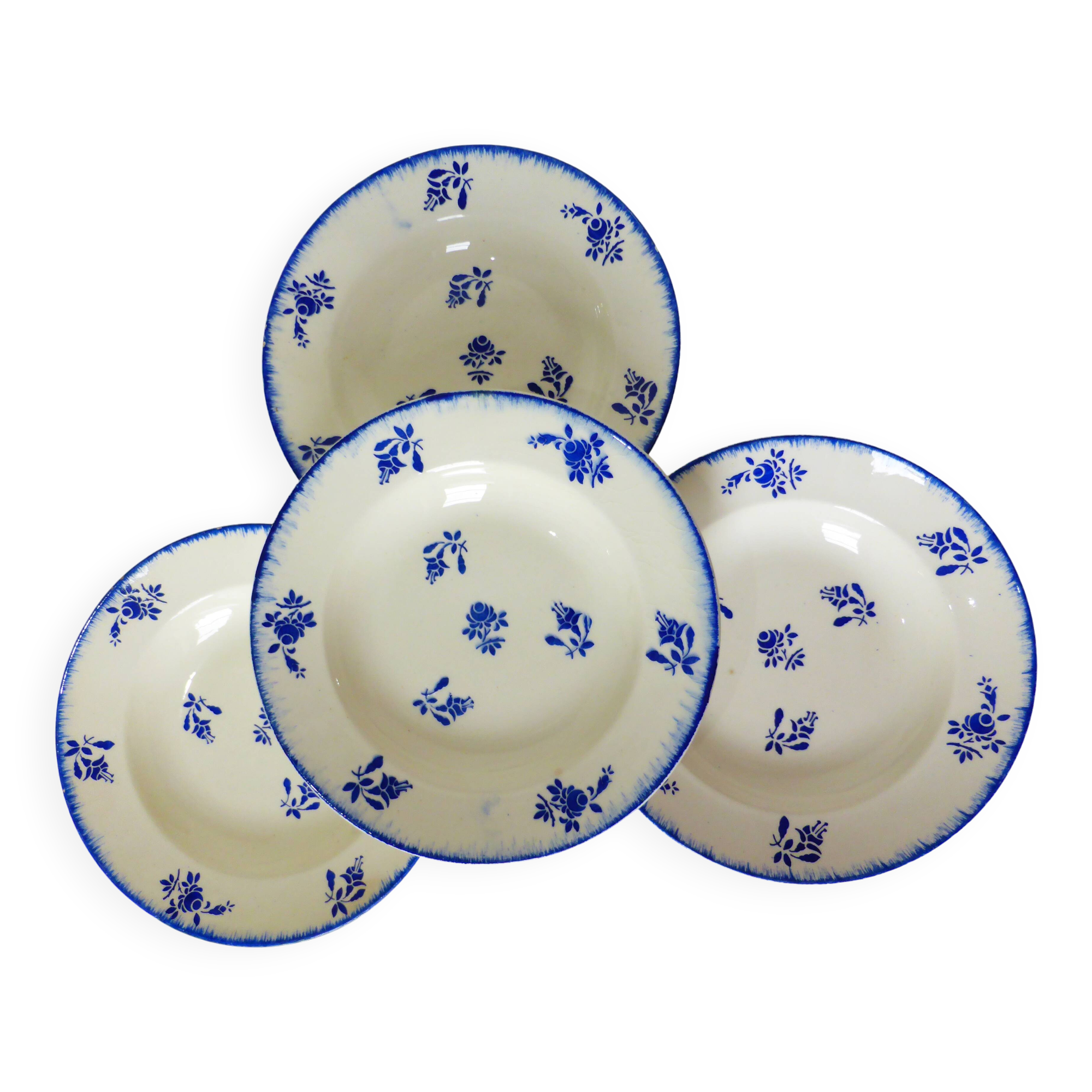 4 K&G Luneville Loire model 220507 soup plates