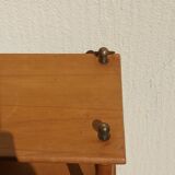 Vintage bamboo wood shelf