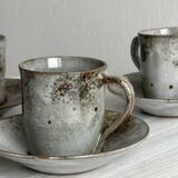 3 tasses anciennes grès, Chantal et Thierry Robert