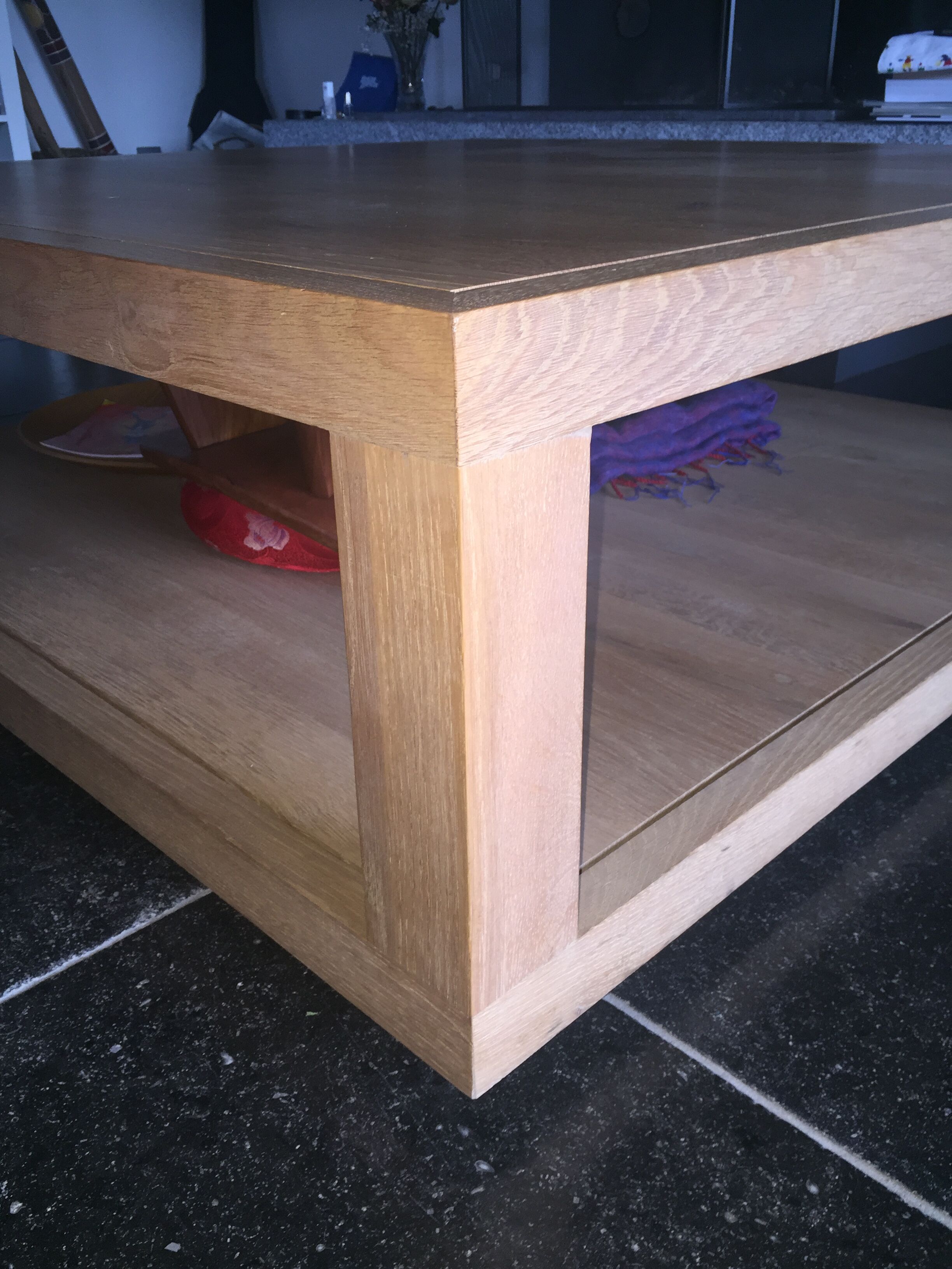 Ethnicraft solid oak coffee table