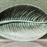 Enamelled stoneware plate