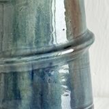 Pitcher in handcrafted enameled ceramic