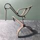Paire de chenets "Les oiseaux"