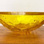 Vintage Italian Large Rare Yellow Moon Bowl from Mario Bellini for Kartell