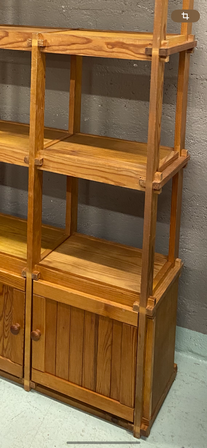 Vintage-style shelf Maison Regain in pine