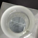 Green frosted glass whisky decanter