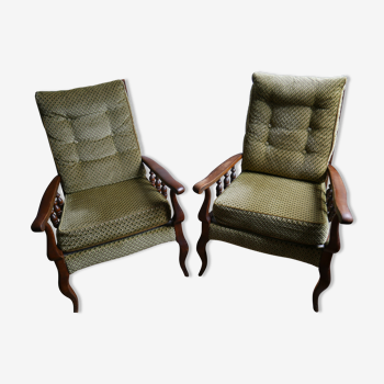 Pair of 50s armchairs