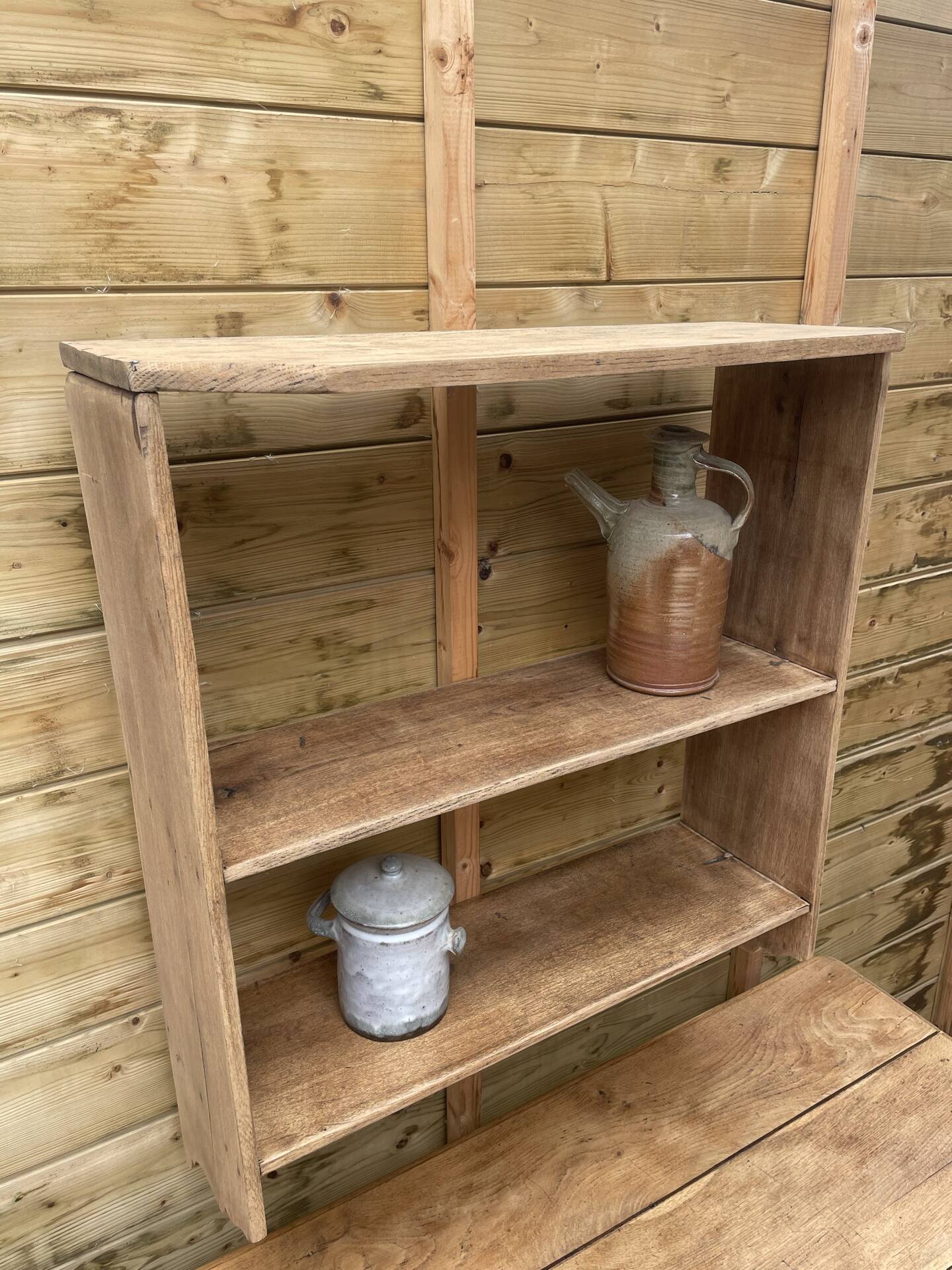 Solid wood shelf