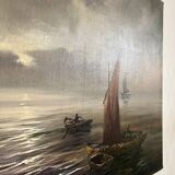 Oil on canvas E. Colin