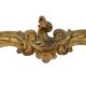 French Louis XV Style Console Gold Leaf Gilded Wood and Marble