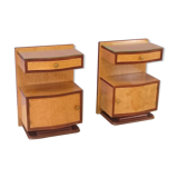Pair of Art Deco bedsides