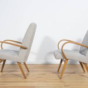 Fauteuils Modèle 53 par Jaroslav Smidek pour Ton, 1960s, Set de 2