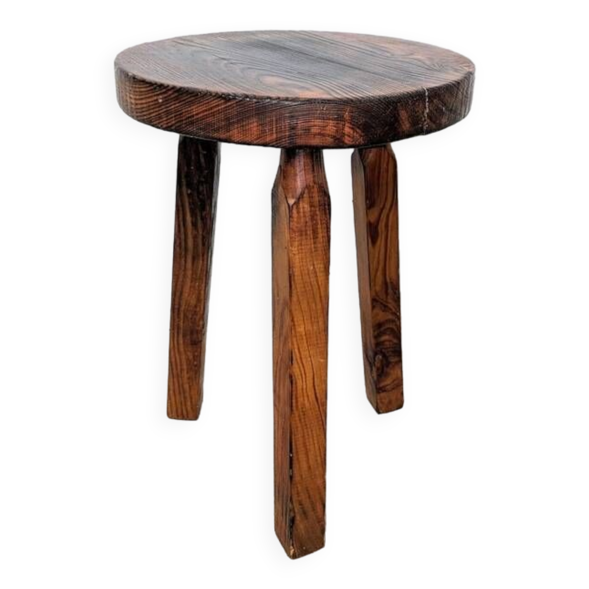 Brutalist tripod stool