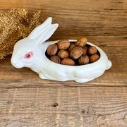 Terrine lapin blanc vintage
