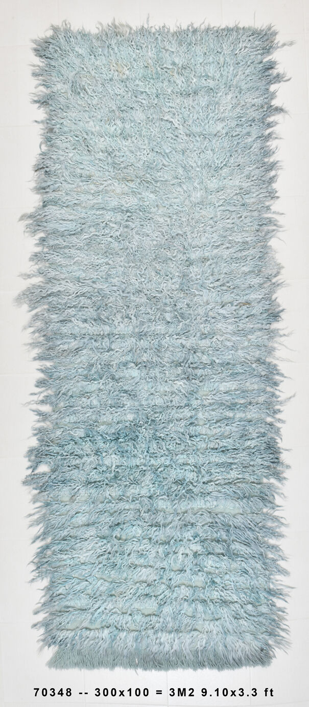 3x10 wool vintage runner rug 100x300cm